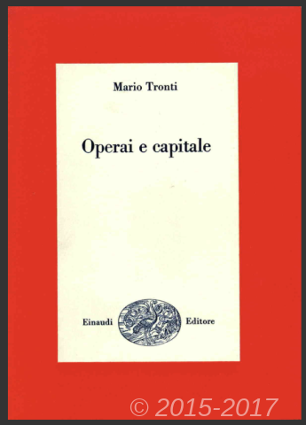 Copertina di Operai e capitale